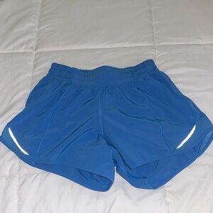 lululemon hotty hot blue shorts size 2